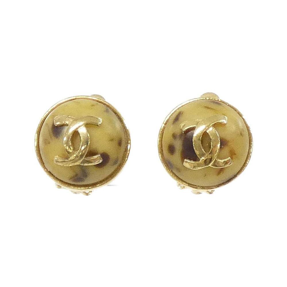 CHANEL Brown Earrings